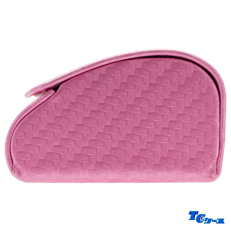 Tccase HY-80137-16 Hard Magnetic Fake Leather Glasses Case Pink