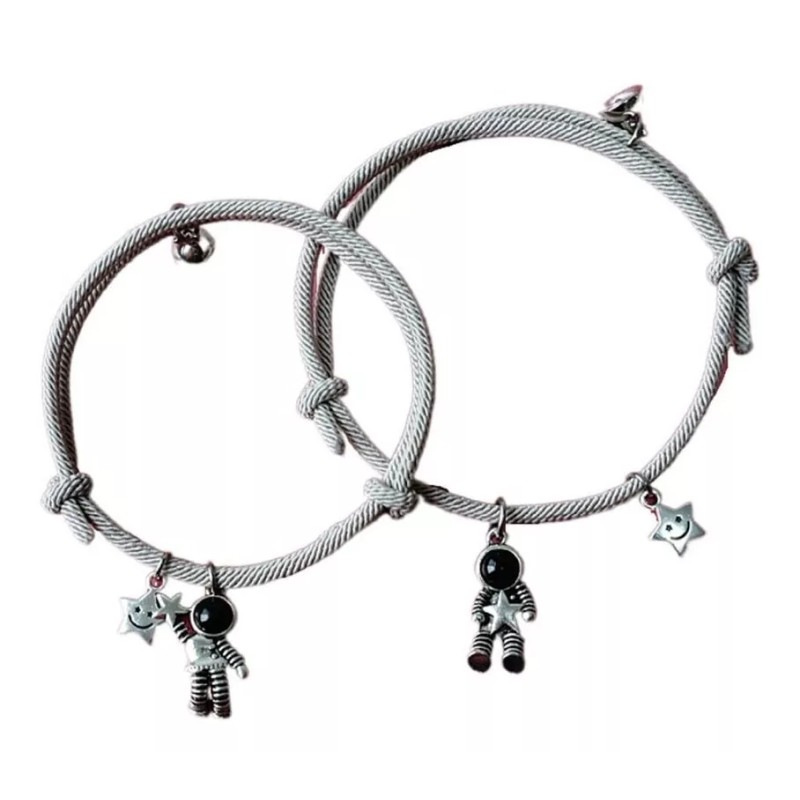 Veraly Set De 2 Pulseras De Imán De Astronauta Para