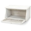 Red Co. 14”x 7” Rubberwood Bread Storage Box with Acrylic