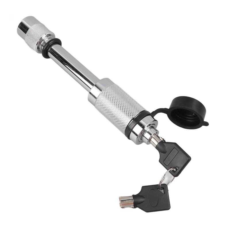 Tow Hitch Receiver Lock White Car Trailer Off Road Vehicle