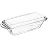 Anchor Hocking Presence Design Butter Dish with Cover