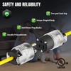 Yomiuwo Lighted Plug and Connector Set, Straight Blade Cord End