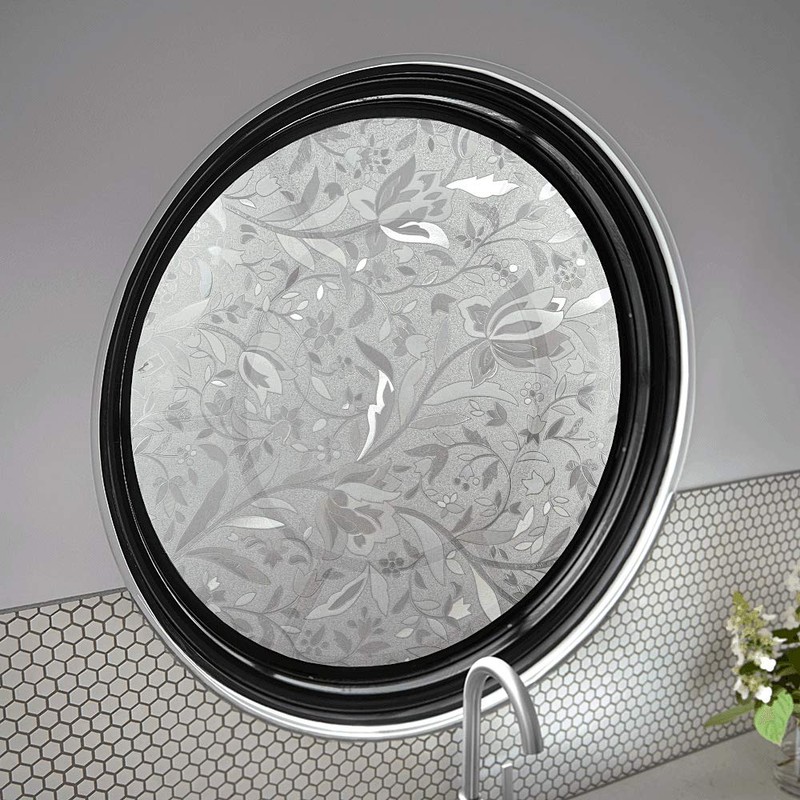 Autotech Park Precut Circle Window Film, Floral Series 5 Design,