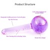 2Pcs Ice Facial Rollers Crystal Ball Refreshing Beauty Massager Roller