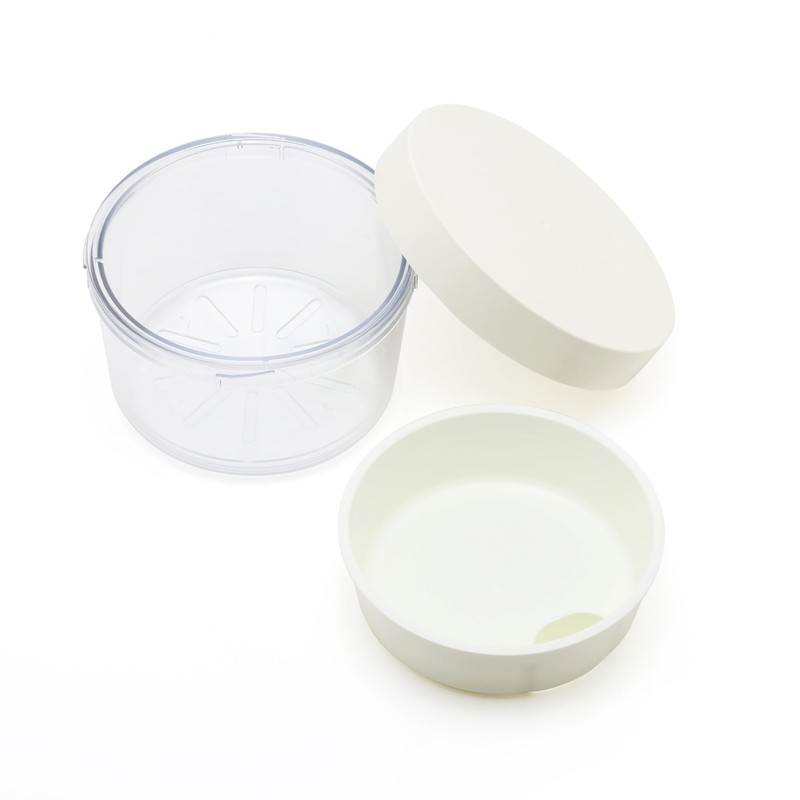 Miyoshi Seisakujyo 0101-0233 GEL-COOL Noodle Lunch, Integrated Ice Pack, Round,