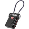 SURE LOCK TSA Approved 3-Digit Combination Luggage Locks – Open