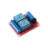3Pcs 24V 2-Channel Relay Module with Optocoupler Isolation, High/Low Level