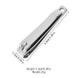 Nail Clipper Cutter, Premium Sharp Sturdy Stainless Steel Fingernail and Toenail Clippers Cutters, Perfect Nail Clippers for Men & Women