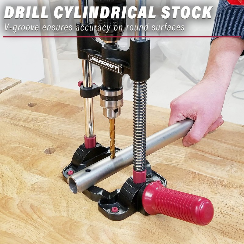 Milescraft 1318 DrillMate Portable Drillling Guide – Precision Drilling Jig