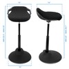 Mount-It! Ergonomic Sit Stand Stool [360° Tilt] Height Adjustable, Leaning