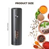 Pepper Grinder, Electric Salt and Pepper Mill Grinder, Adjustable Coarseness,
