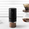 Portable Electric Coffee Grinder USB Rechargeable Adjustable Coarseness Quiet Removable