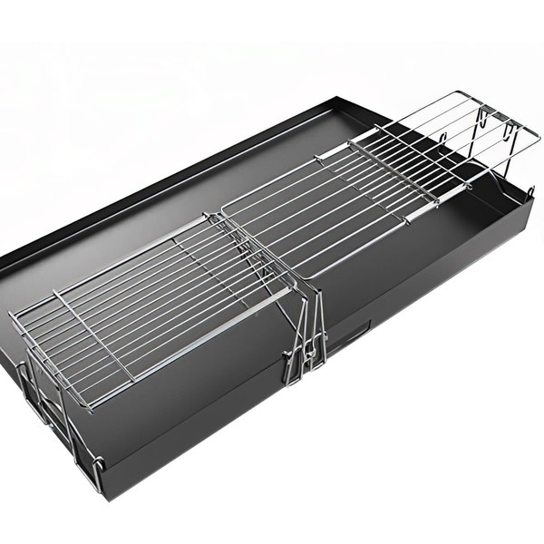 Adjustable Griddle Warming Rack by Griddle Buddy for 17" 22"