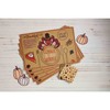 Mud Pie Thanksgiving Paper Placemat and Napkin Set, 12 1/2"
