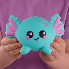 Smooshzees Luvzees, Noodle, Green Axolotl, Collectable Characters, Supersoft, Cuddly and Squishy!