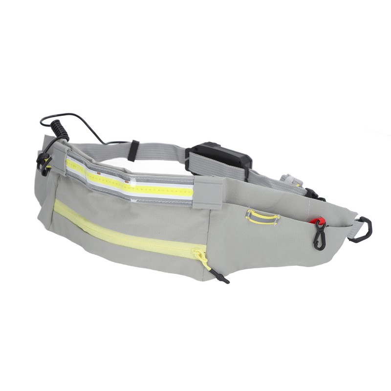COB Belt Light 5 Modes Waterproof Breathable LED Waist Bag