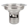 Floor Drain 3.5 Inch Stainless Steel Odor Resistant Deep Water