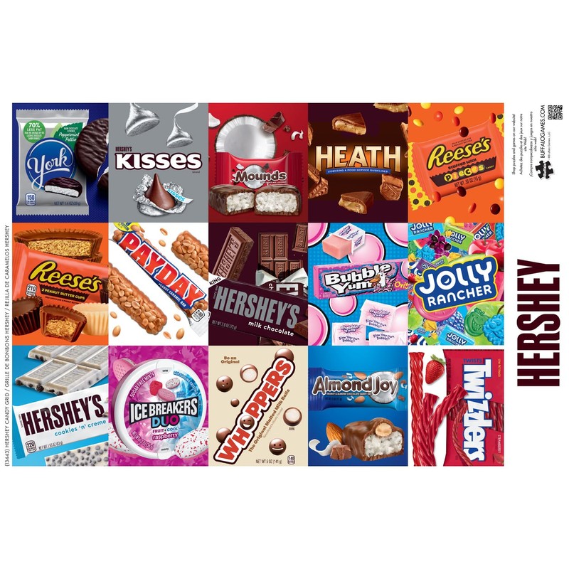 Buffalo Games - Hershey's- Hershey Candy Grid - 1000 Piece