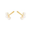 Pernille Corydon Ocean Pearl Earsticks Gold - Women's Stud Earrings