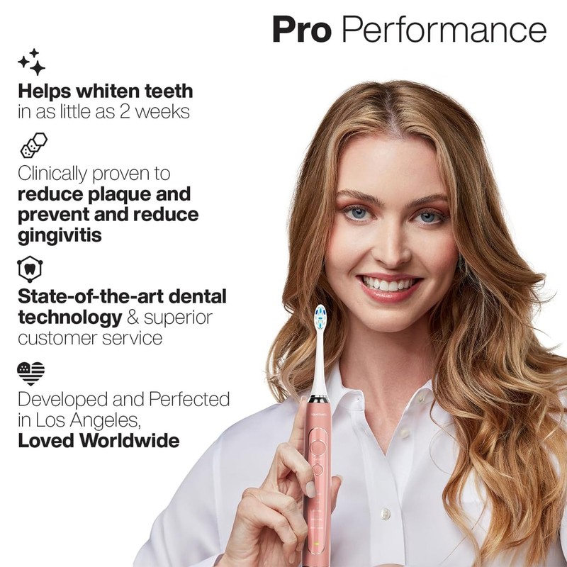 Aquasonic Vibe Series PRO – Ultra-Whitening Electric Toothbrush – 5