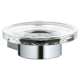 Keuco Plan 14955019000 Soap Dish with Real Crystal Surface / Chrome-Plated