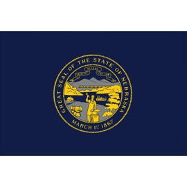 Eder Flag - Endura-Nylon Nebraska State Flag - Indoor & Outdoor - Proudly Made in The USA - Durable - Fade-Resistant - Quality Craftsmanship (3X5 Foot)
