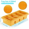 Ztomine Silicone Freezer Tray With Lid - Silicone Freezer Food
