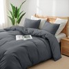 SSW HOMES Single Size Duvet Cover Set (Charcoal) - 3