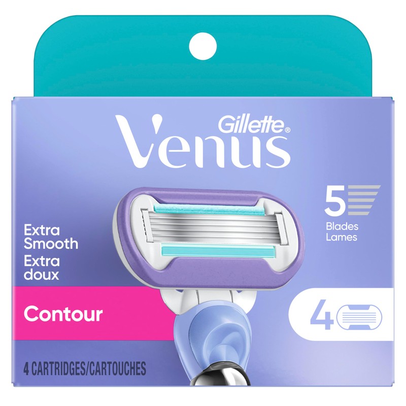 Gillette Venus Extra Smooth Swirl Women's Razor Blade Refills -
