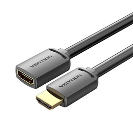 VENTION Cavo HDMI A maschio a HDMI A femmina 4K ad alta definizione PVC nero 3 metres