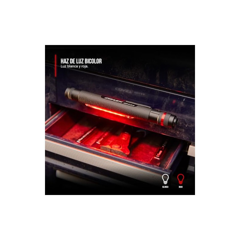 Coast® G23 - Linterna LED alcalina de doble potencia con