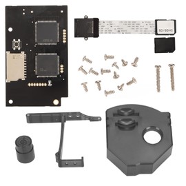 for GDEMU Optical Drive Simulation Board Kit V5.15b Board with Remote Card Mount Kit for SEGA Dreamcast VA1 Transparent Black