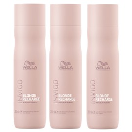 Invigo Wella Professionals Colour Recharge Cool Blonde Shampoo 250 ml = 750 ml Pack of 3
