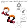 Wevdn D Ring Shackle Isolators Washers Kit, Rubber Shackle Isolators