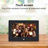 7Inch 1024*600HD Digital Photo Picture Frame Alarm Clock Player Album