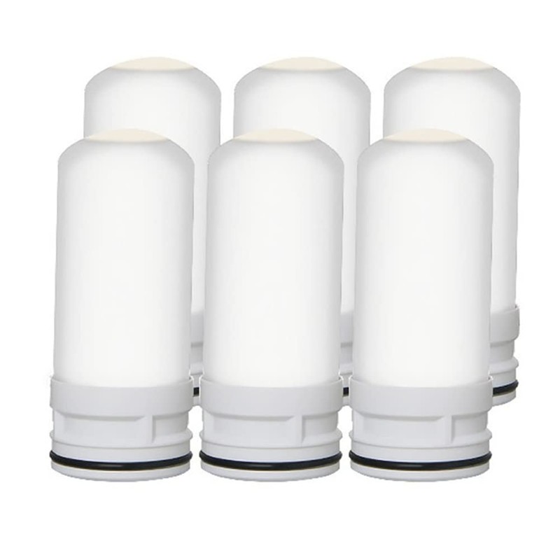berjalan 10 PCS Faucet Water Filter Ceramic Replacement Remove Practical