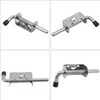 4Pcs 5 Inch Spring Loaded Barrel Bolt Latch Pin, BetterJonny
