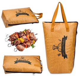 Reusable BBQ Blanket for Resting Meat - Insulated Smoker Grilling Bag with Wide Mouth for Large Brisket Pork Shoulders, and Turkeys Perfect BBQ Accessory & Gift for Men (21in)