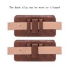 Cell Phone Belt Clip Bag Men Brown, Leather Cell Phone
