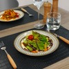 Set of 4 Faux Leather Placemats, PU Table Mats, Waterproof,