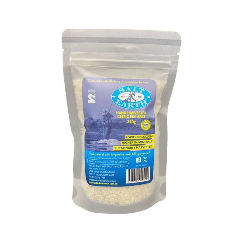 Salt Of The Earth Hand Harvested Celtic Sea Salt Pre-Dried