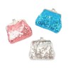 Childrens Girls Kids Sequin Coin Purse with Silver Ball Snap
