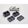 CRude Engineering Double 15x11mm Sugar Cube Speakers with Baffle -