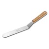 DUE BUOI ICING OFFSET SPATULA - OLIVE WOOD HANDLE. Non-stick