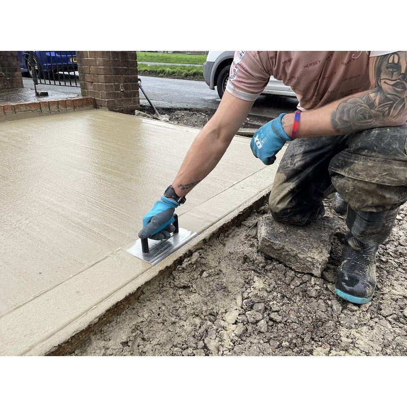 OX Tools 6 x 7 Extra-Wide Concrete Edger, 3/8 in