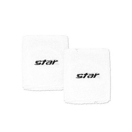 Hottracks Star Wristband White TD441-01 2-Pack Wrist Protector / 스타 손목밴드 화이트 TD441-01 2개입 손목보호대