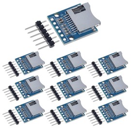 ANMBEST 10PCS Micro SD SDHC TF Card Adapter Reader Module with SPI Interface Level Conversion Chip for Arduino