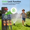 Insoma Water Timer with Brass Inlet, 3 Independent Zones Outdoor