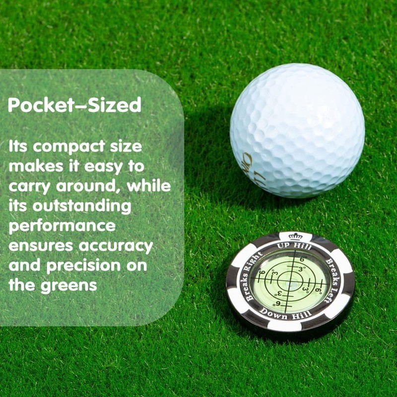 Golf Green Reader, Golf Ball Marker with High Precision Horizontal