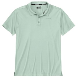 Carhartt Men's Force Sun Defender Relaxed Fit Lightweight Short-Sleeve Polo, Big Sky